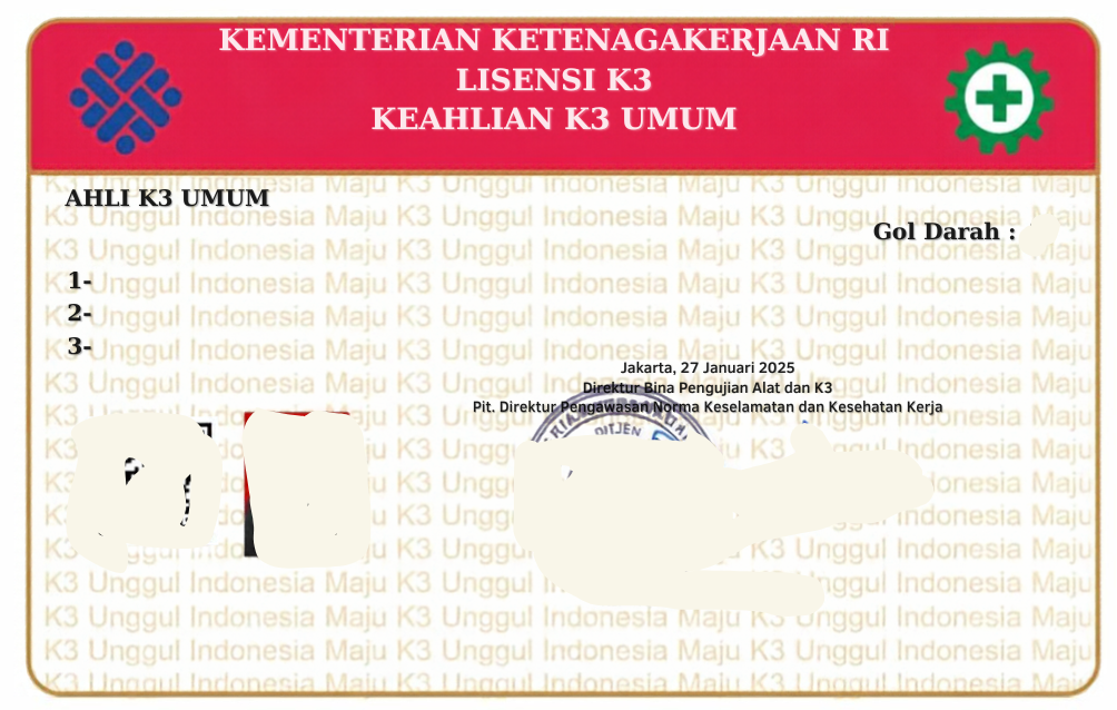 Lisensi Kemnaker RI